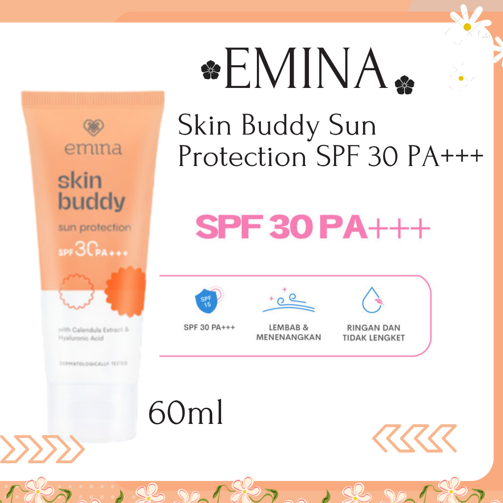 Jual Emina Skin Buddy Sun Protection SPF 30 PA+++ 60 ml Shopee Indonesia