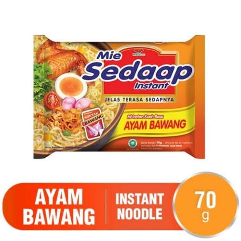 Jual Sedaap Mie Instant Ayam Bawang 70 G Shopee Indonesia