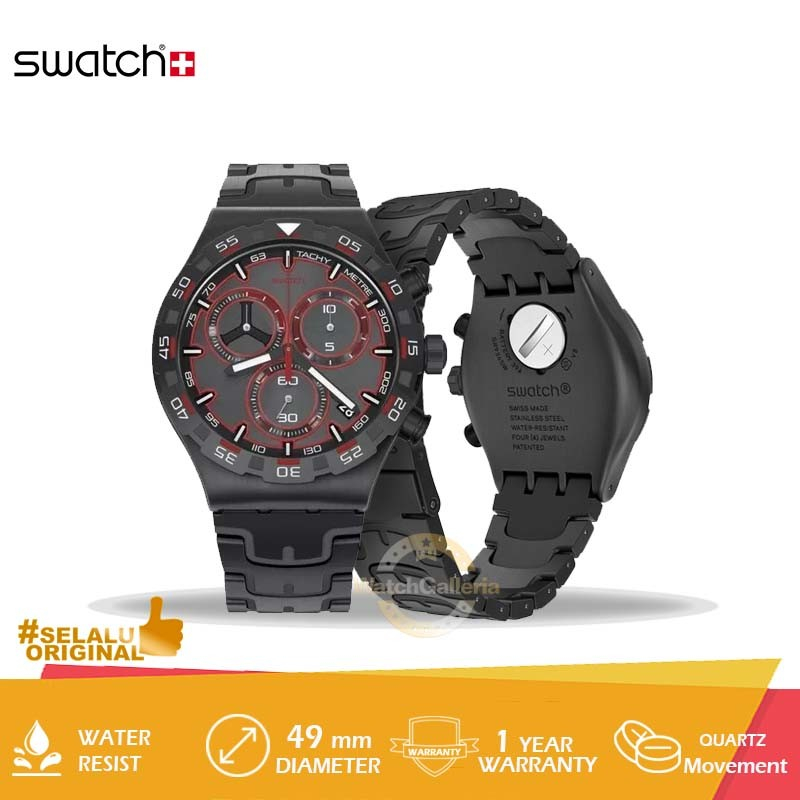 Jual Jam Tangan Swatch YVM406G CRAZY DRIVE Original Murah Shopee