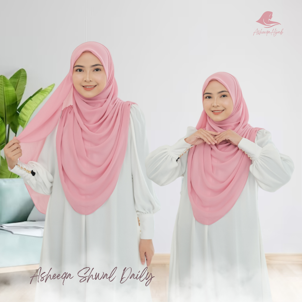 Jual Jilbab Segiempat Malaysia Draping / Jilbab Segiempat semi instan