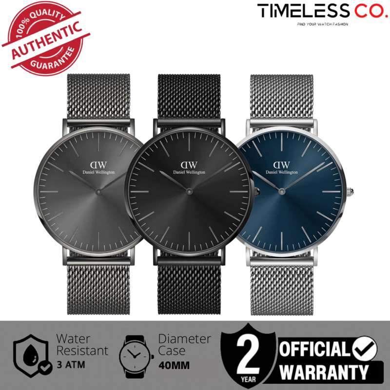 Jual (ORIGINAL 100) Jam Tangan Daniel Wellington Original Classic Mesh