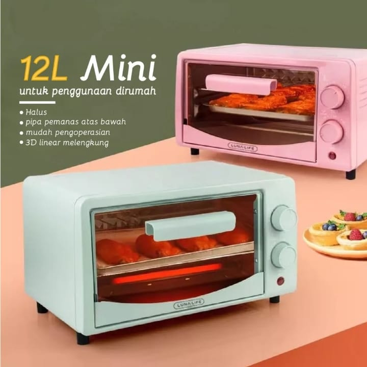 Jual Oven Listrik VOTRE Tombol 12L Low Watt 400W Electric Oven Kue ...