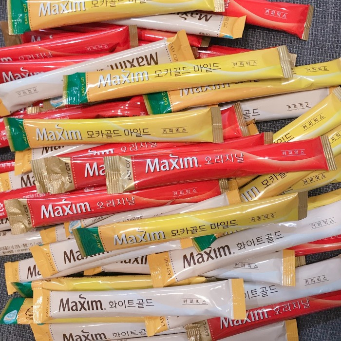 Jual MAXIM Coffee Korea Mocha Original White Decaffeinated Arabica per