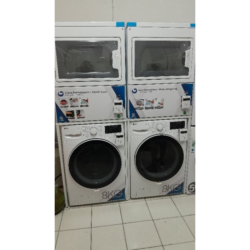 Jual Washer Stacker Mesin Cuci Lg 15 Kg Atau 20 Kg Dengan Dryer Maytag 15 Kg Tapcard Atau Koin 8339