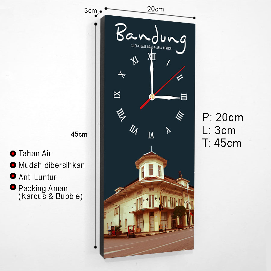 Jual Jam Dinding Bandung Tempo Dulu/doeloe Retro Paris Van Java ...