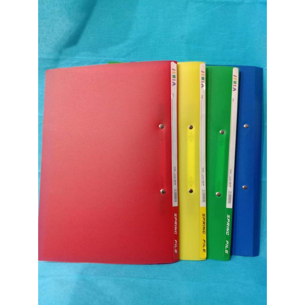 Jual Map Spring File JENIA Folio/Map Plastik Spring File F4/Map Snell ...