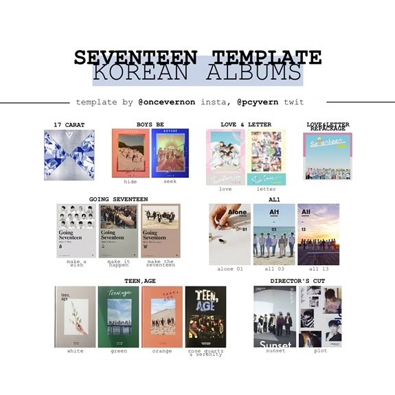 [PO/PREORDER] SEVENTEEN OLD ALBUM OFFICIAL [CEK DESKRIPSI] YMMD YOU MADE MY  DAY DAWN TEEN, AGE AL1 LOVE&LETTER BOYS BE GOING SVT SPECIAL DIRECTOR'S ...