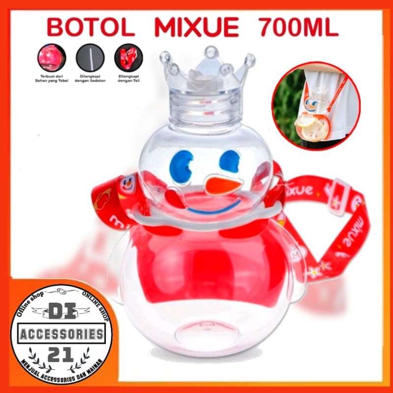 Jual BOTOL MINUM MIXUE SNOW KING /TUMBLER TEMPAT MINUM MIXUE VIRAL ...