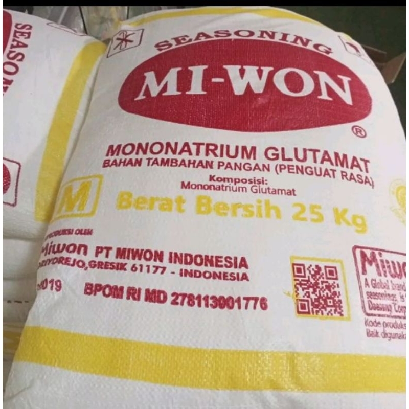 Jual MIWON MSG PENYEDAP RASA KARUNG 1 KG | Shopee Indonesia