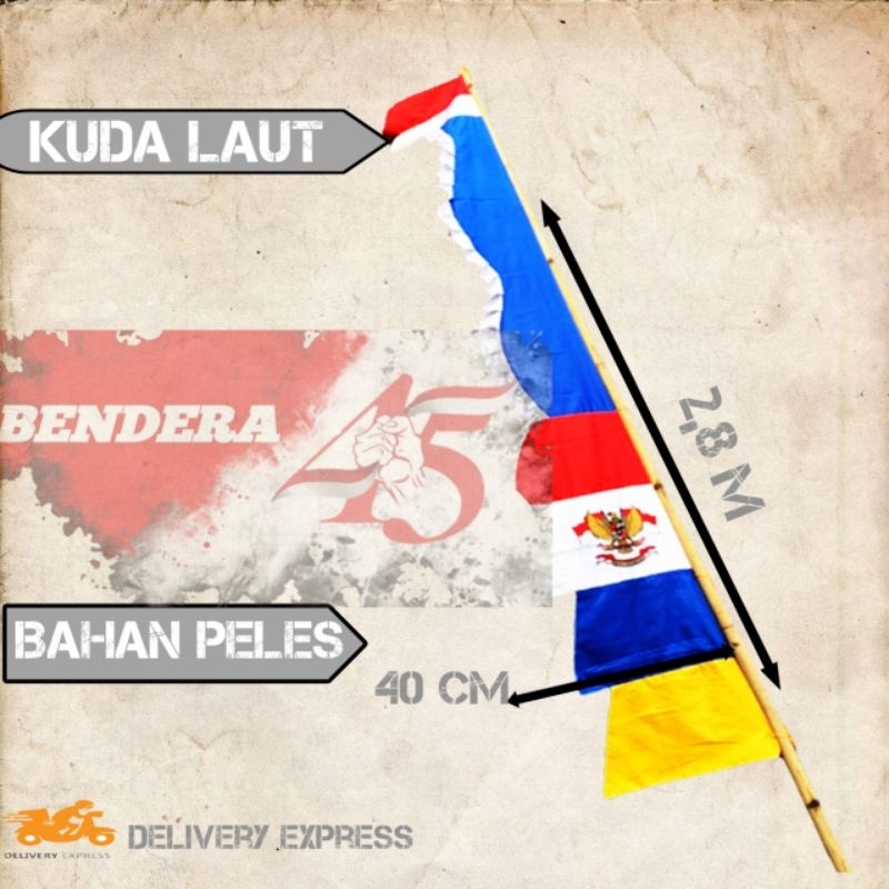 Jual Bendera Umbul Umbul Kuda Laut Shopee Indonesia