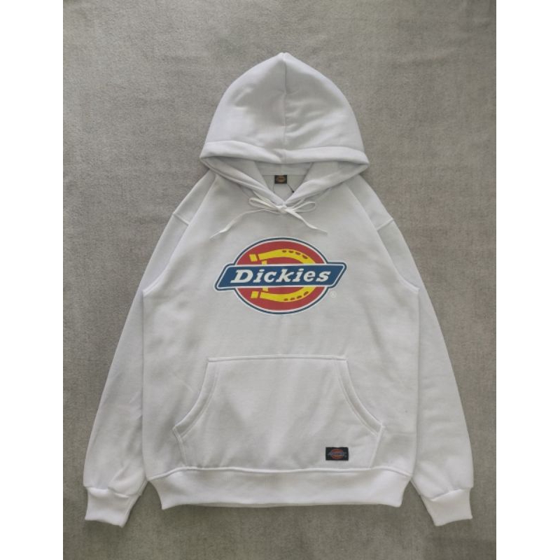 Jual Sweater Hoodie Dickies 1922 Logo Sablon Plastisol Bahan