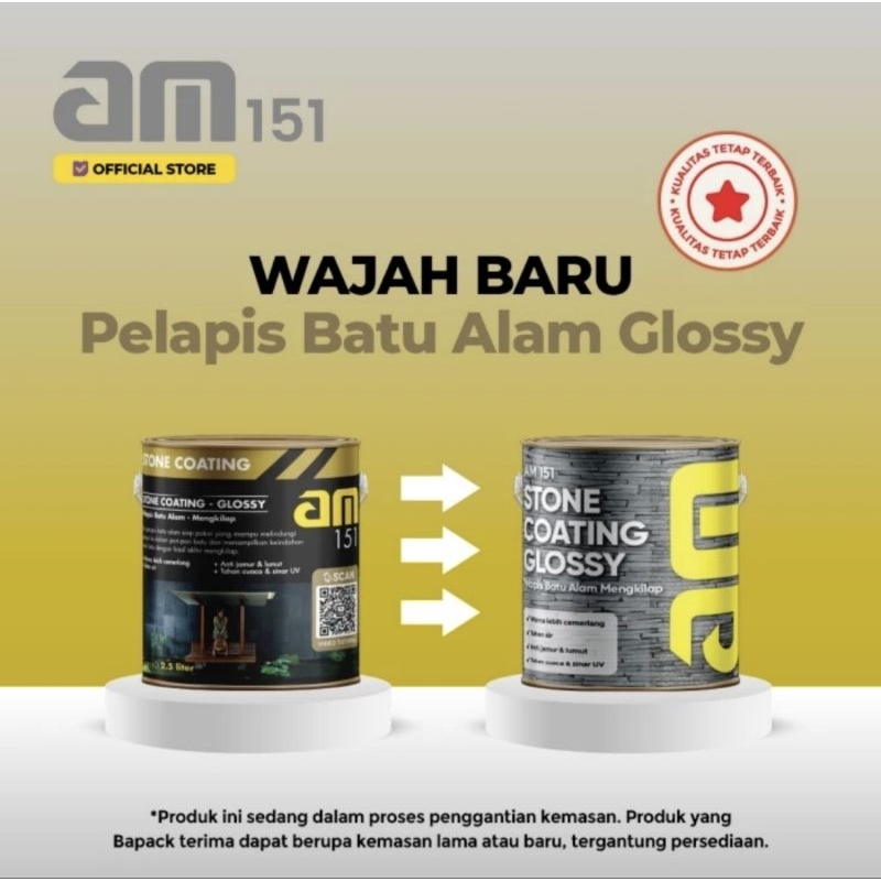 Jual AM 151 Glossy Cat Coating Pelapis Batu Alam Gloss Kilap | Shopee ...