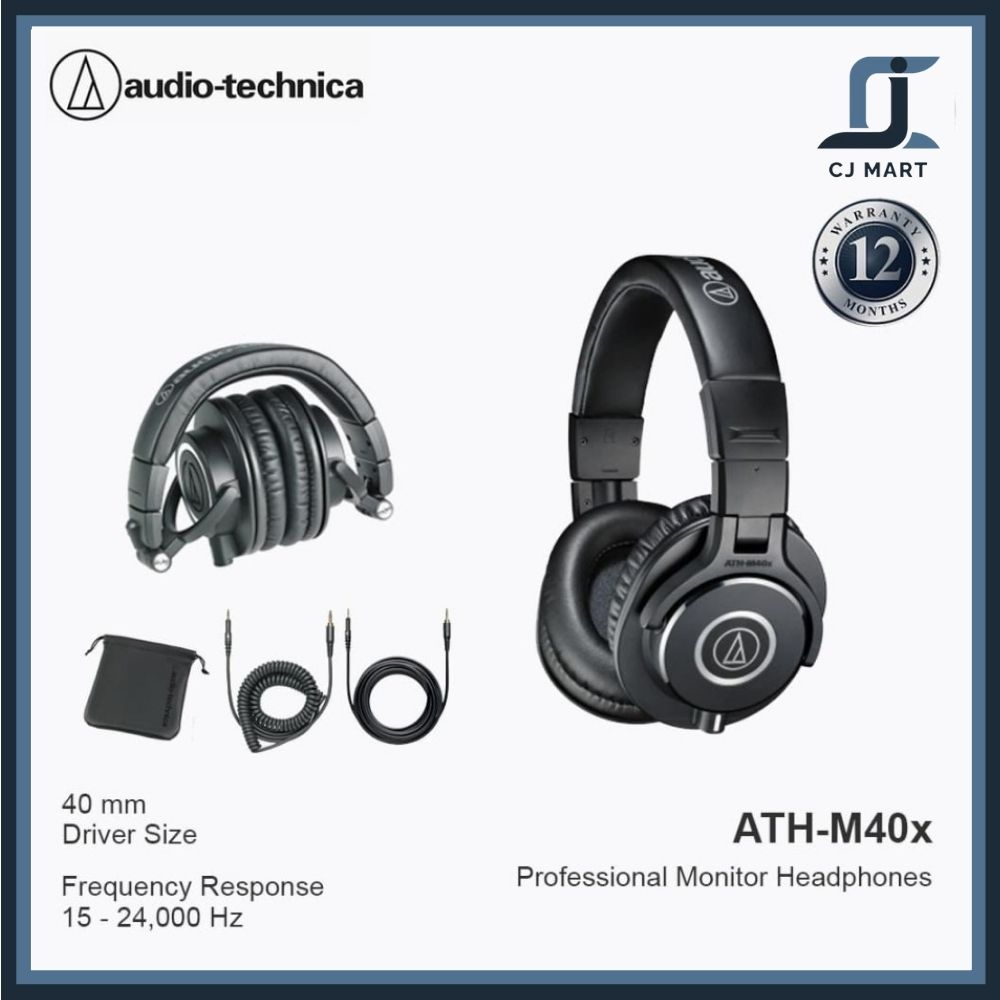 Audio Technica ATH-M50x Professional Monitor Headphones – WAFUU JAPAN