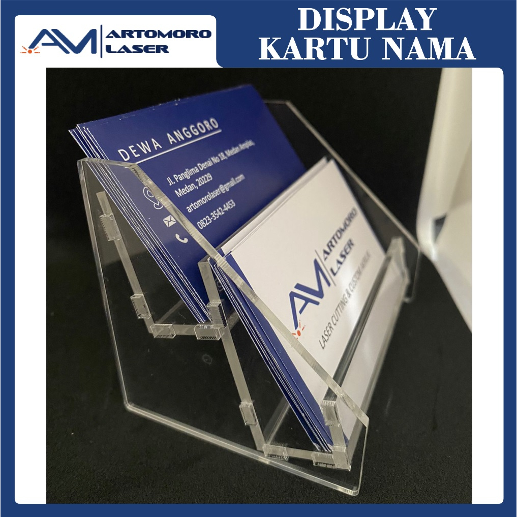 Jual Akrilik Display Kartu Nama Tempat Kartu Nama Name Card Holder