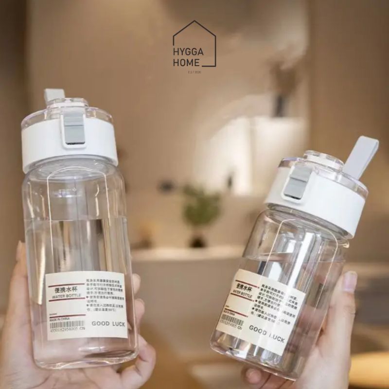 Jual Hygga Home YUMI Botol Air Minum Muji Transparent dgn Tali Olahraga ...