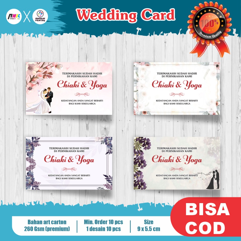 Jual Kartu Ucapan Happy Wedding | Kartu Ucapan Pernikahan | Greeting
