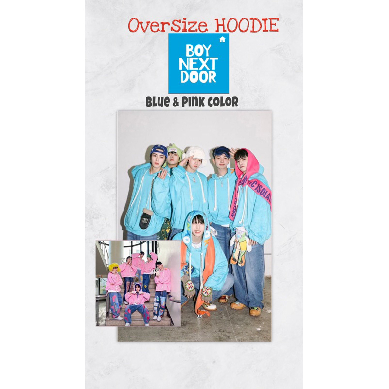 Jual BOYNEXTDOOR OVERSIZE HOODIE AT ONE AND ONLY MV | Shopee Indonesia
