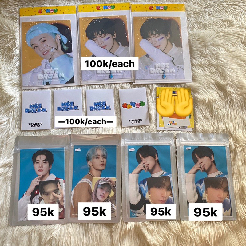 Jual TC Candy A ver B ver Postcard Holo Haechan Mark 4x6 Mark Haechan ...