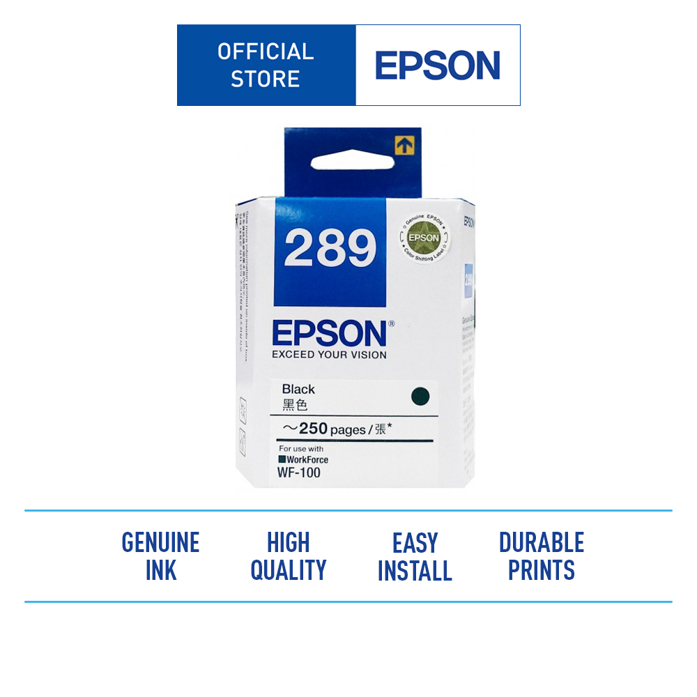 Tinta Epson T2891 Black Ink Cartridge (WF-100) (C13T289190)