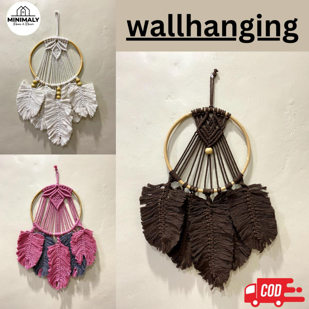 Jual Hiasan Dinding Macrame Wall Hanging Dekorasi Dinding Aesthetic Hiasan Dinding Aesthetic