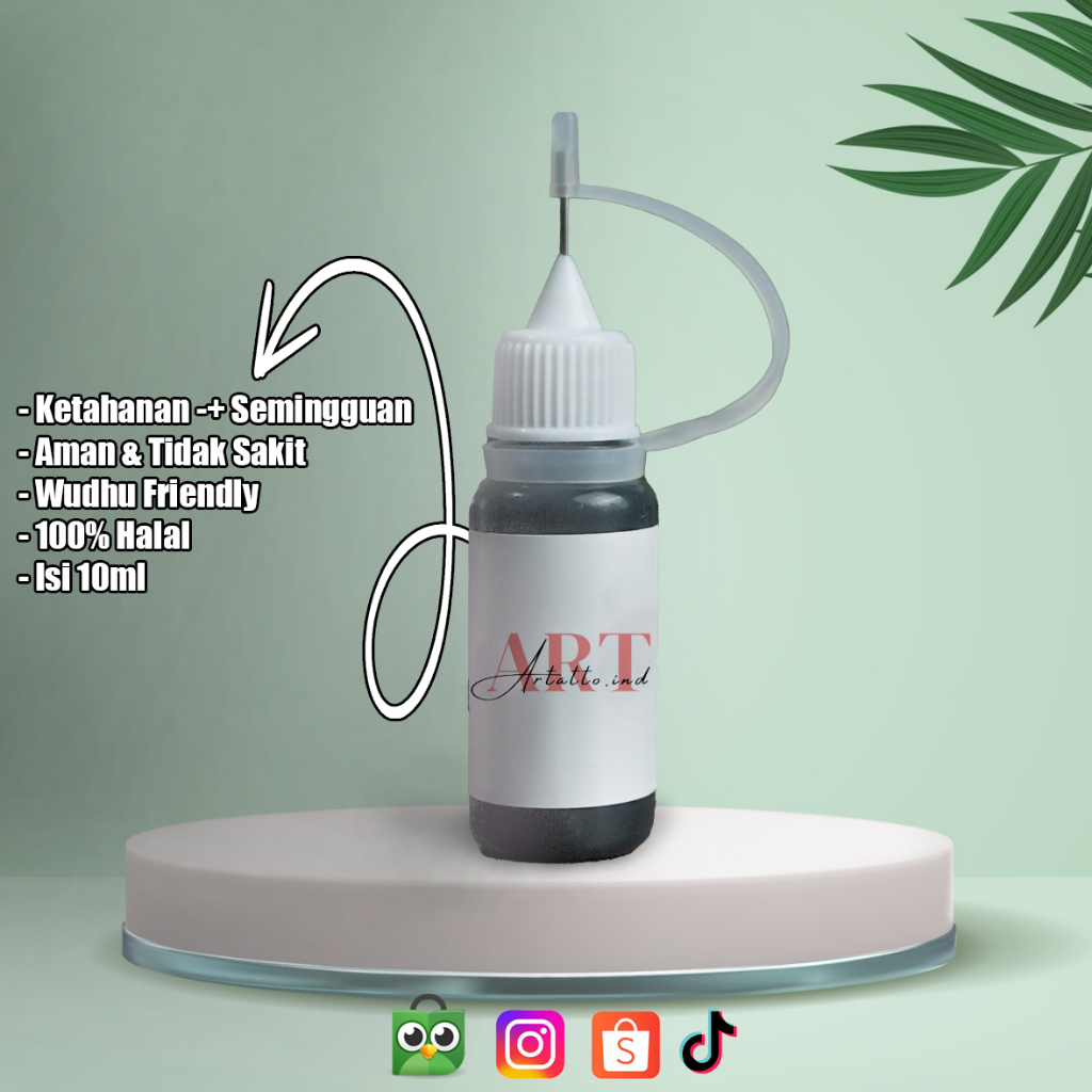 Jual Henna Tatto Temporary Botol Halal By ARTATTO (High Quality ...