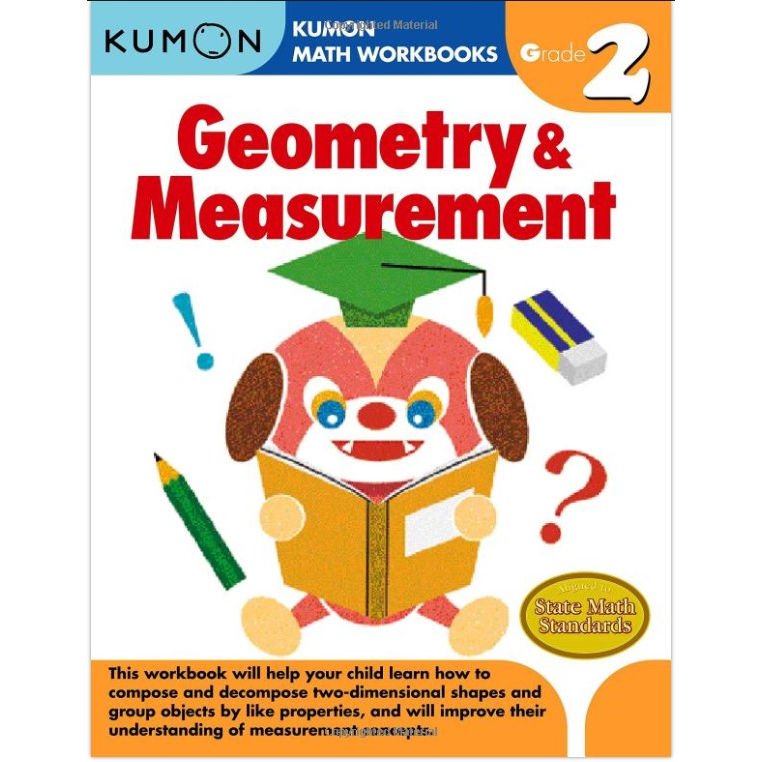 Jual Kumon Grade 2 Geometry & Measurement (Kumon Math Workbooks ...