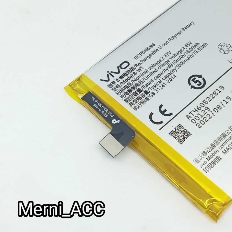 Baterai Battery Vivo Y16 Batre BW1 B-W1 Bateray Original 100%