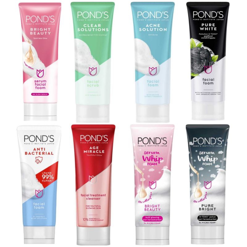 Jual Ponds Pond's Facial Foam Sabun Cuci Muka White Beauty Age Miracle ...