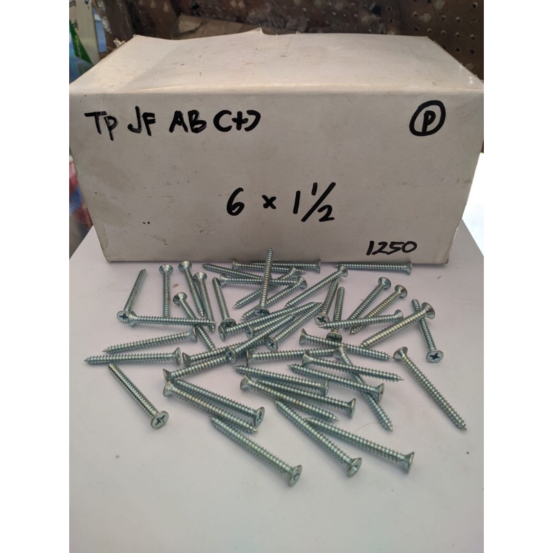 Jual skrup/tapping jf 6x1-1/2 per 100 pcs | Shopee Indonesia