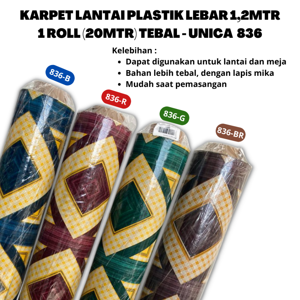 Jual Karpet Plastik Vinyl Meteran Untuk Meja Dan Lantai Tinggi M