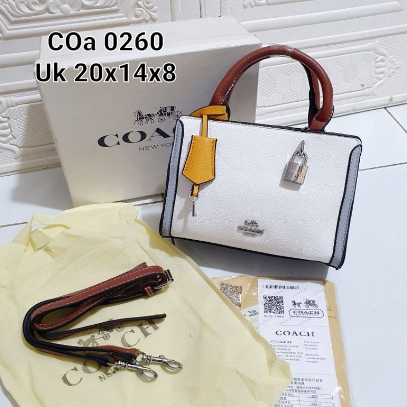 Jual Tas Coach Micro zoe import / Tas wanita import Coach Locky / Tas
