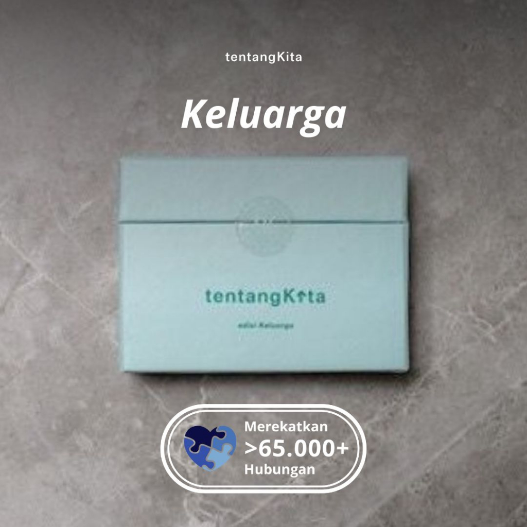 Jual tentangKita edisi Keluarga I Permainan Kartu Pertanyaan Obrolan I Deep Talk Card Game I