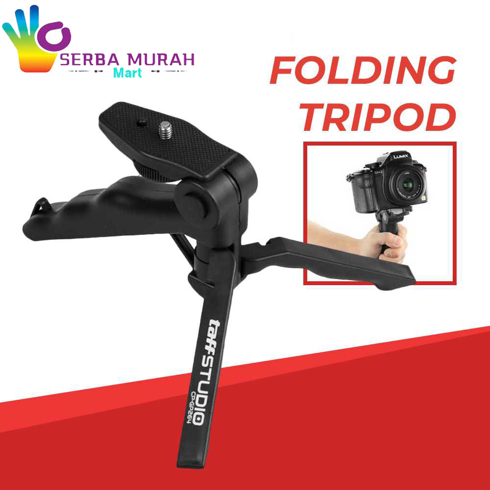 Jual Tripod Mini Foldable Folding Tripod Stand For Camera Dslr ...
