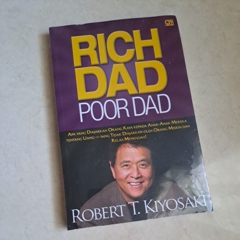 Jual Buku Rich Dad Poor Dad Robert T Kiyosaki Original Shopee