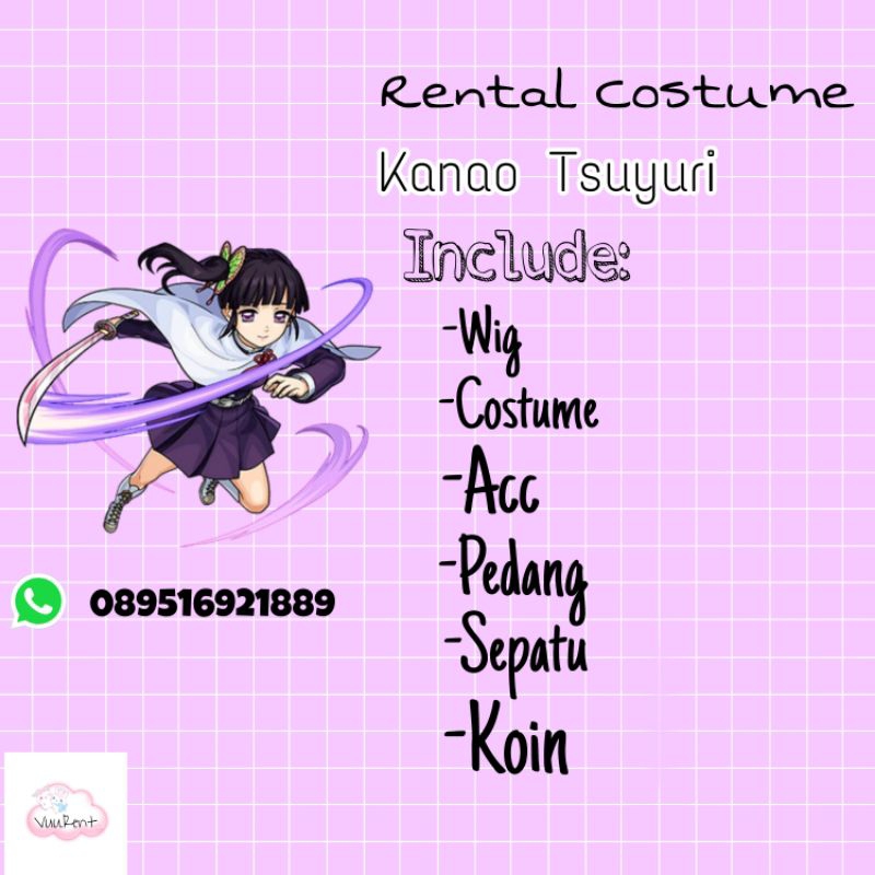 jual-rental-costume-kanao-tsuyuri-shopee-indonesia