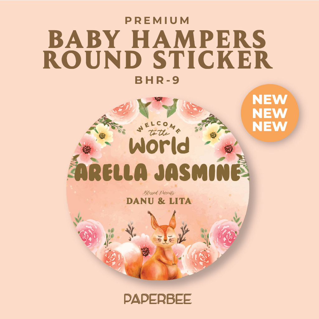 Jual [GLOS] STIKER / STICKER BULAT UNTUK HAMPERS ULANG TAHUN ...