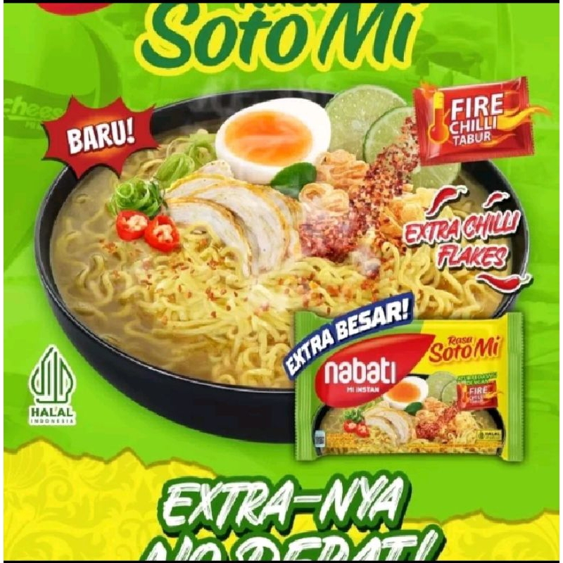Jual NABATI Richeese mie kuah rasa soto 75gr | Shopee Indonesia