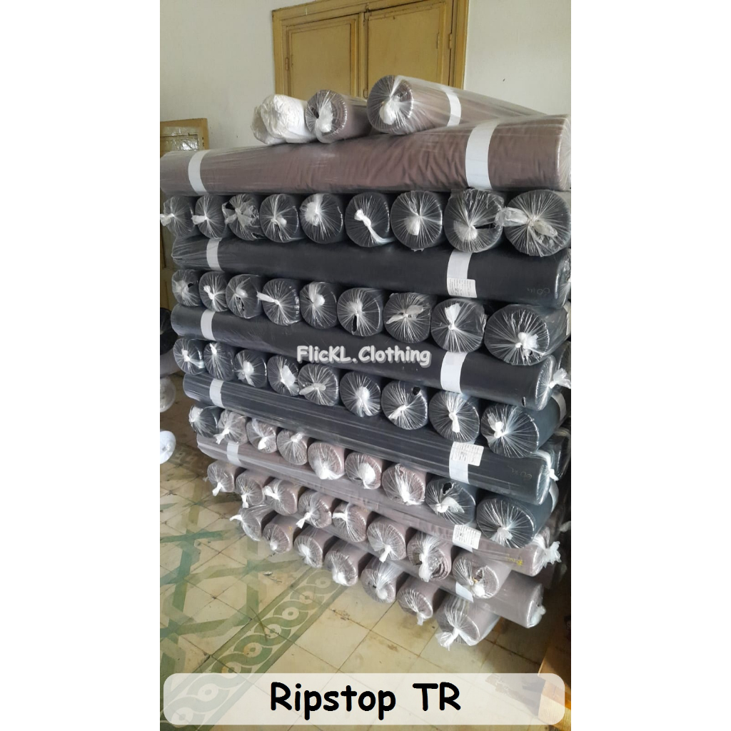 Jual Bahan Kain Ripstop TR Katun Polos Army Celana Baju Event Kemeja ...