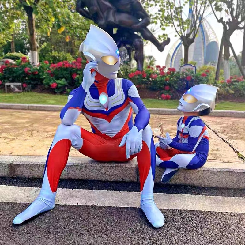 Jual Kostum Cosplay Halloween Ultraman Digacero Untuk Orang Tua Dan