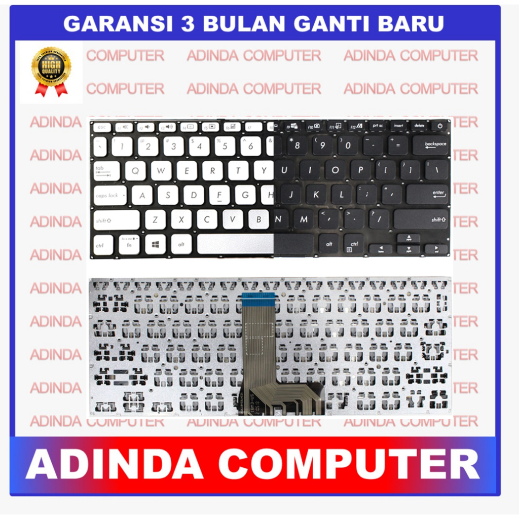 Jual Keyboard Asus X409 A409 A409F A409FA A409J A409JA A409M A409U M409 ...