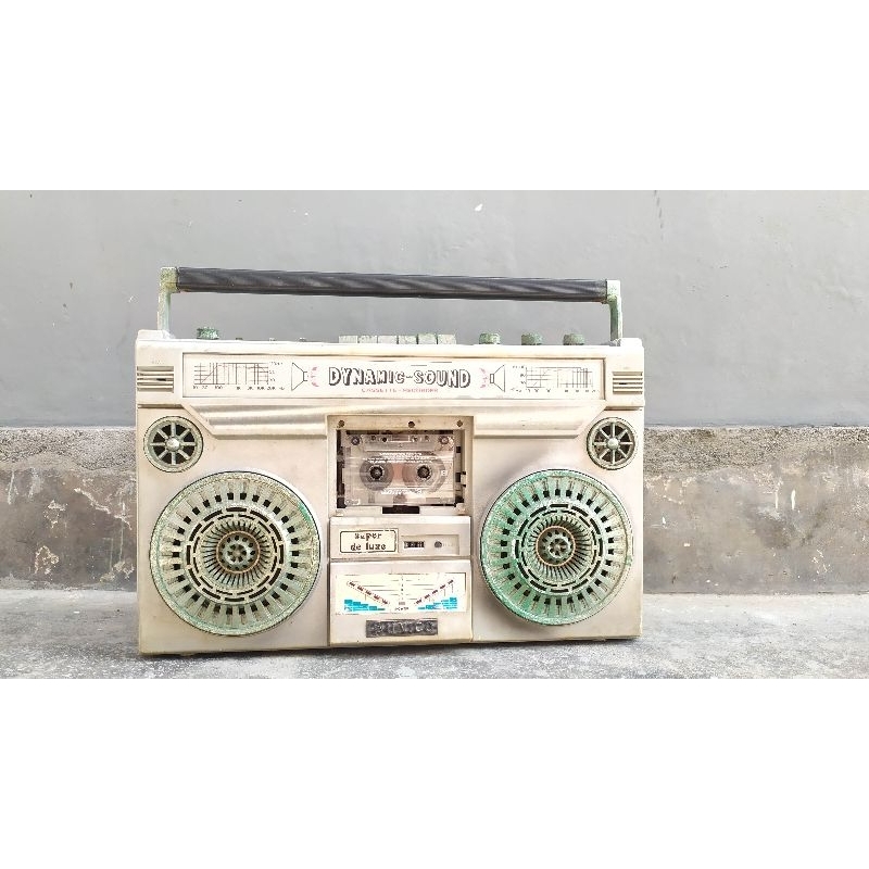 Jual Tape recorder vintage display retro jadul bombox merk unico
