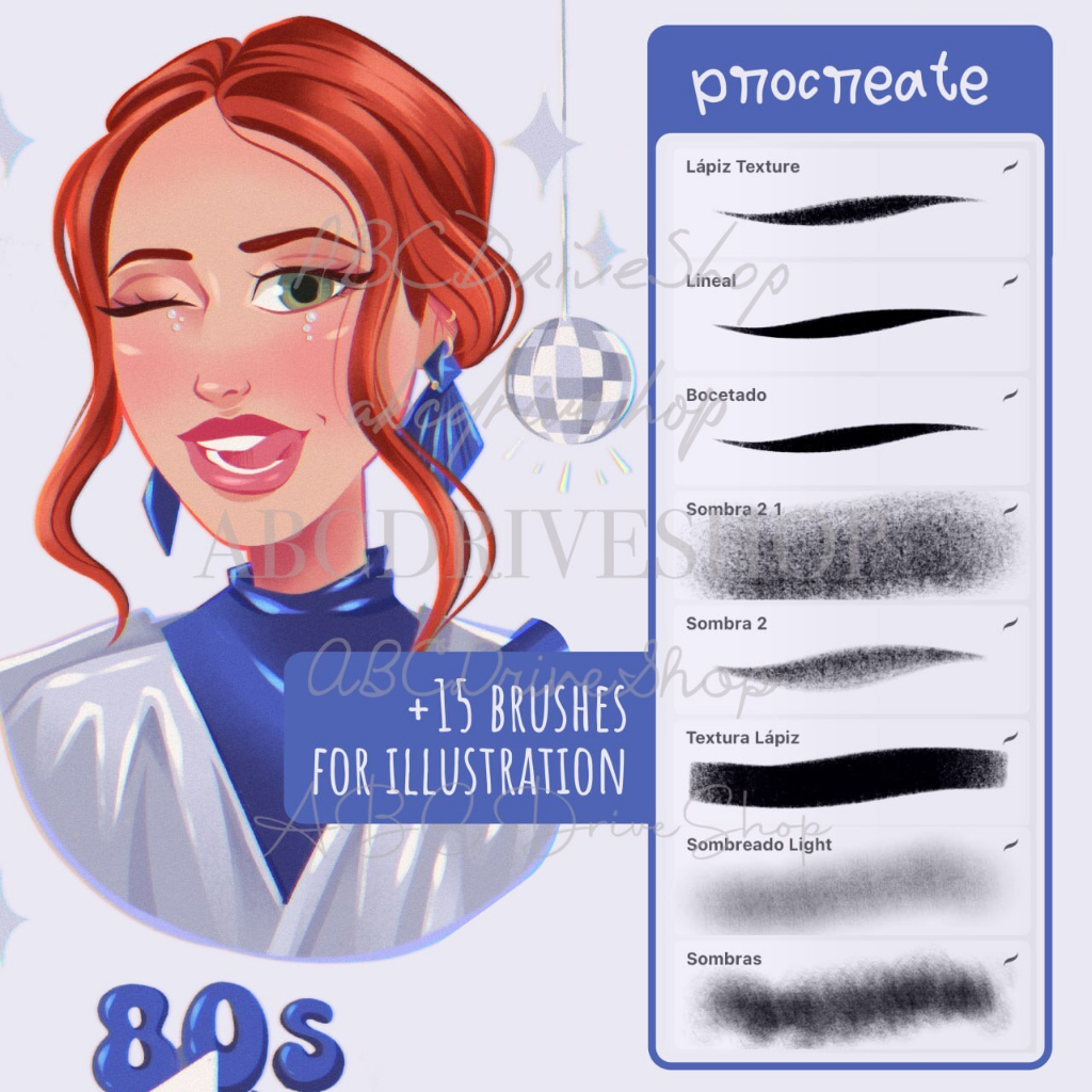 Jual Procreate Brush - Procreate Brushes for Illustration | Shopee ...