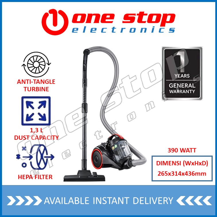 Jual SAMSUNG VC15K4110VR Vacuum Cleaner Canister with AntiTangle