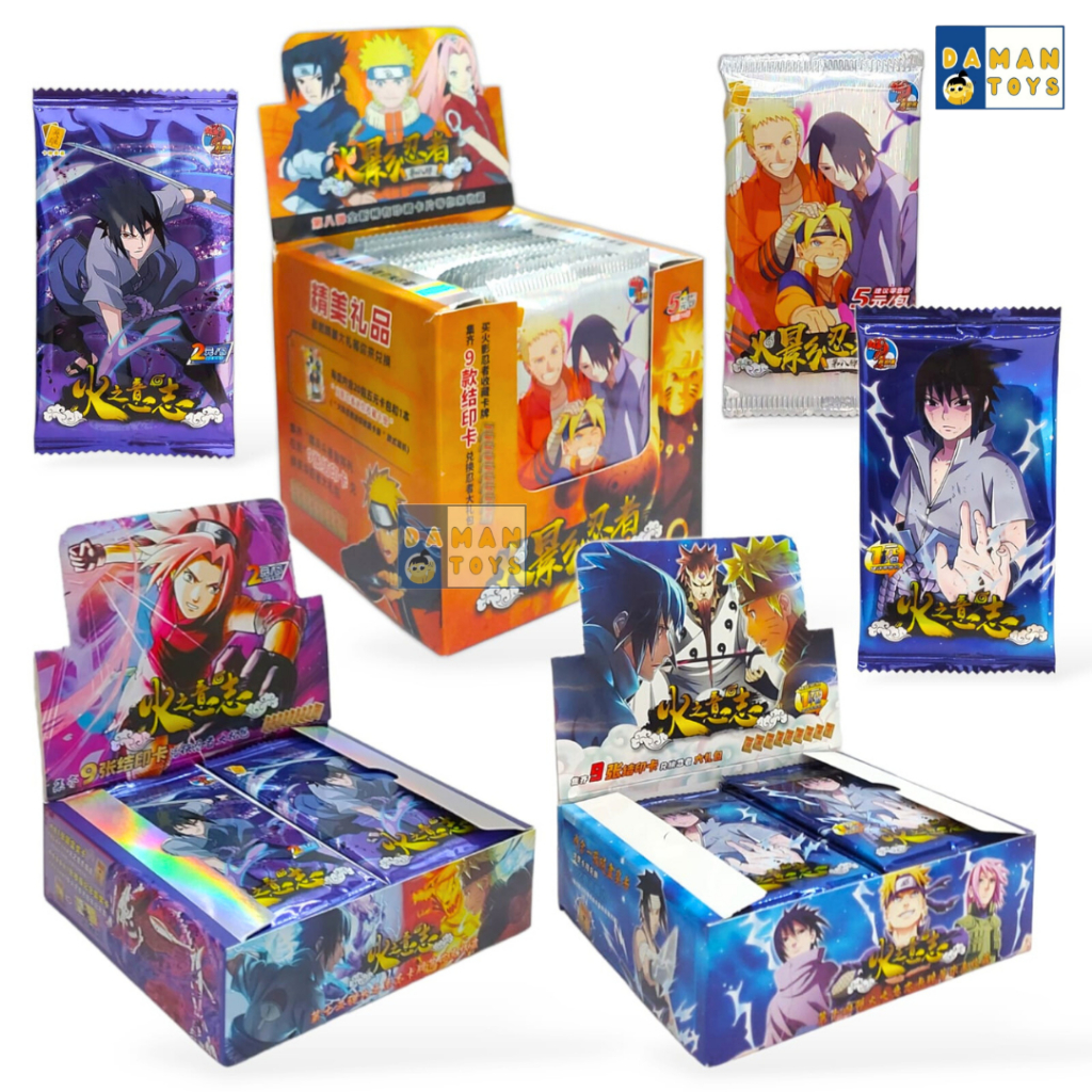 Jual 180 Pcs Kartu Anime Naruto Baruto 1 Box Grosir 36 Pack | Shopee ...