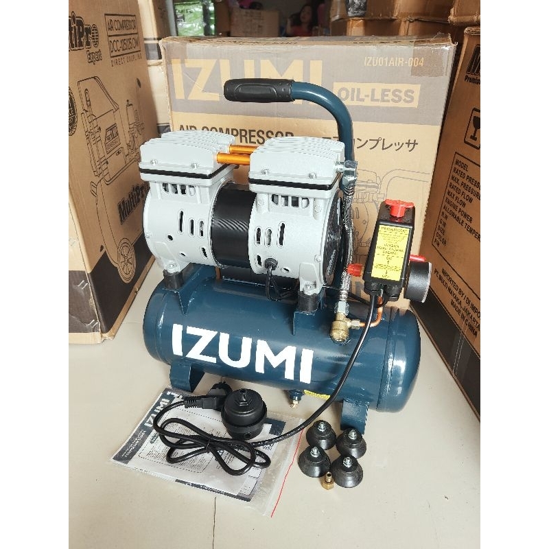 Jual Kompresor Angin IZUMI Oil Less OL 07 09 Silent 3 4pk Air Compressor 3 4 Hp Oiless OL0709