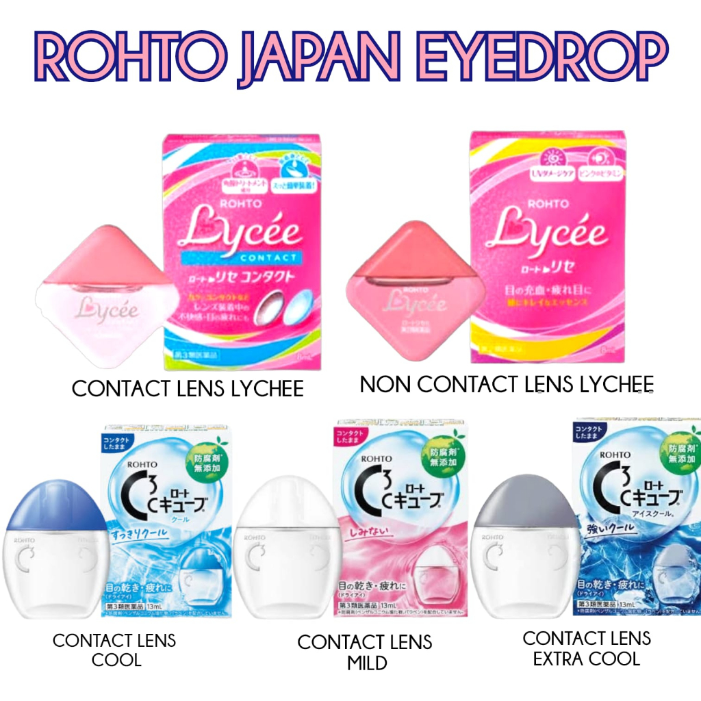 Jual Rohto Lychee Eyedrops Obat Tetes Mata Jepang Rohto C Shopee Indonesia