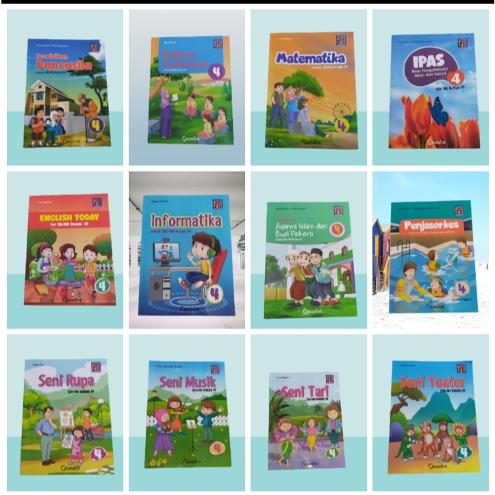 Jual ORI Harga Satuan Buku Teks Kurikulum Merdeka Untuk SD/mi Kelas 4 ...