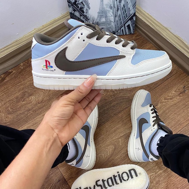 Jual Sepatu Nike SB Dunk Low Travis Scott X PlayStation Premium Import ...