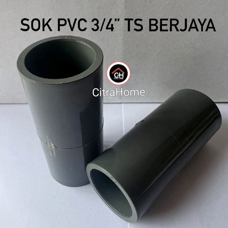 Jual Sok Socket PVC 3/4” Ts BERJAYA | Shopee Indonesia