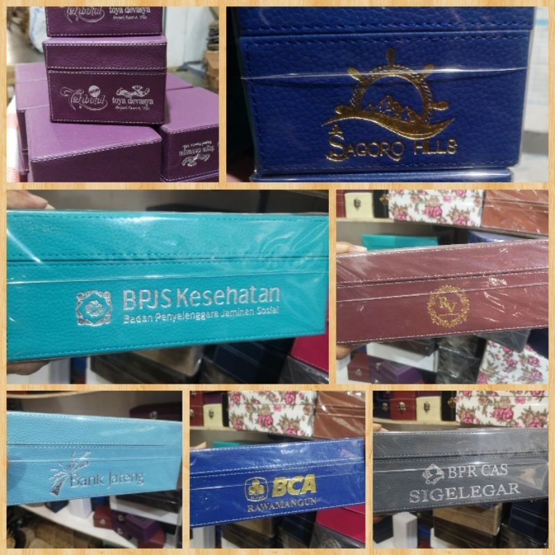 Jual KOTAK TISU BOX VINYL SABLON EMBOS LOGO | Shopee Indonesia